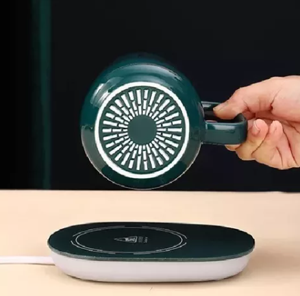 Lucky™: Taza Con Calentador Eléctrico Portátil