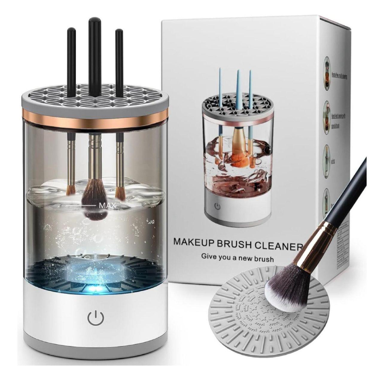 Nueva Máquina Lavadora De Brochas De Maquillaje