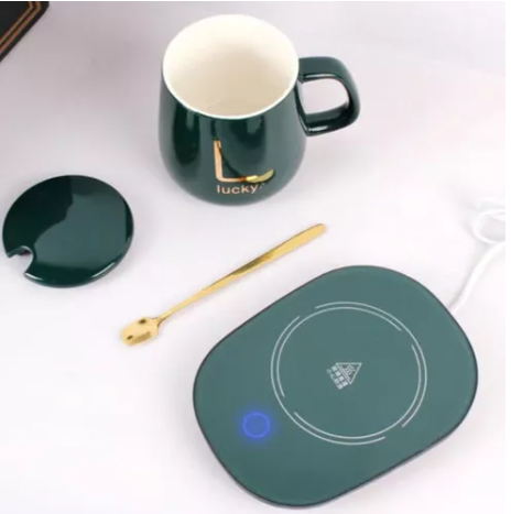 Lucky™: Taza Con Calentador Eléctrico Portátil