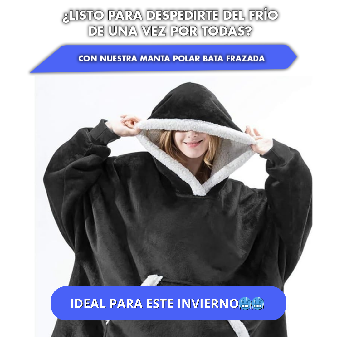 Poleron Sherpa De Polar Con Capucha Para Invierno